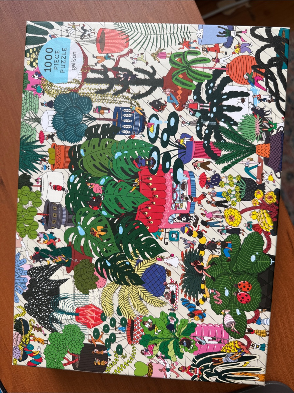 1000-Piece Colorful Botanical Party Jigsaw Puzzle - Multi